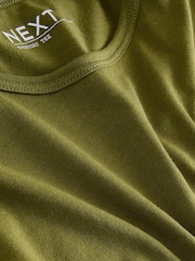 Blue/Shale/White/Black/Khaki Crew Neck Cotton Rich T-Shirt 5 Pack - Image 8 of 11