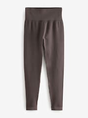 Multi Ribbed High Waist Leggings 2 Pack - Image 5 of 8