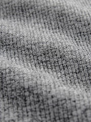 Black/Grey Ribbed High Waist Leggings 2 Pack - Image 9 of 9
