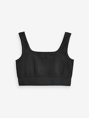 Multi Black Ribbed Bra Tops 2 Pack - Image 8 of 9
