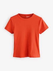 Multi Ribbed Short Sleeve T-Shirts 3 Pack - Image 3 of 6
