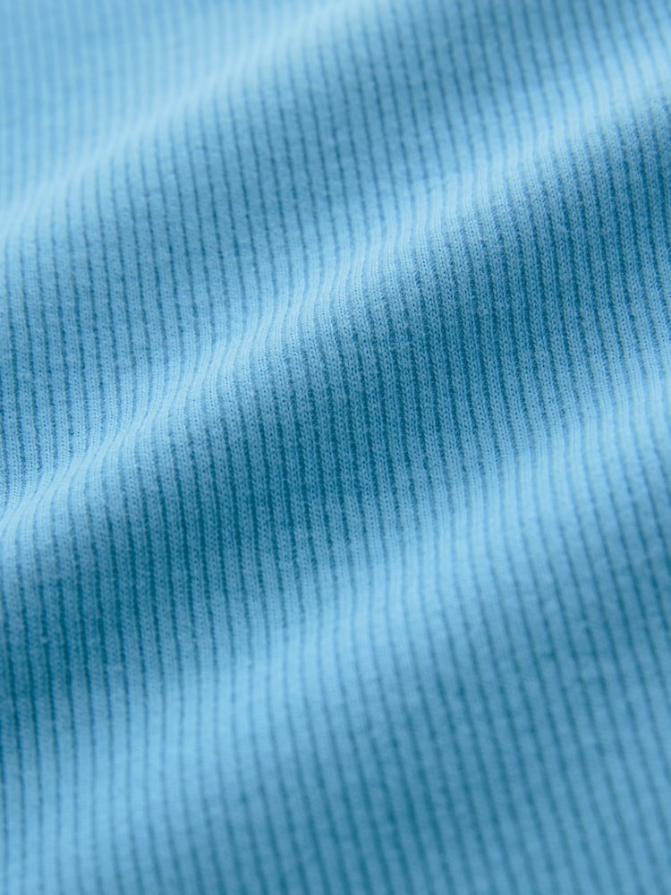 Multi Ribbed Short Sleeve T-Shirts 3 Pack - Image 6 of 6