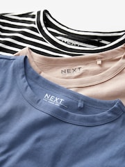 Multi 100% Cotton Long Sleeve T-Shirts 3 Pack - Image 11 of 11