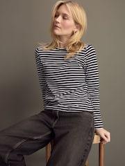 Multi 100% Cotton Long Sleeve T-Shirts 3 Pack - Image 2 of 11