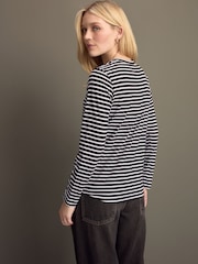 Multi 100% Cotton Long Sleeve T-Shirts 3 Pack - Image 4 of 11