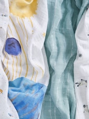 Aden + Anais White Muslin Blanket 4 Pack - Image 11 of 11