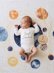 Aden + Anais White Muslin Blanket 4 Pack - Image 3 of 11