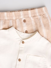 Apricot Orange Baby Shirt and Trousers Set (0mths-3yrs) - Image 8 of 12