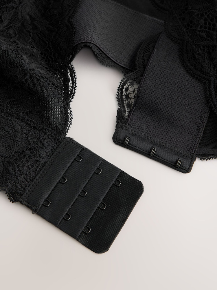Black Total Support Lace Non Wire Bra - Image 9 of 9 Black Total Support Lace Non Wire Bra - Image 9 of 9