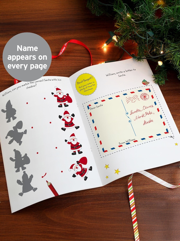 Personalised Christmas Activity Book with Stickers by PMC - Image 4 of 4