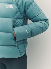 The North Face Blue Hyalite Down Hooded Jacket - Image 5 of 5
