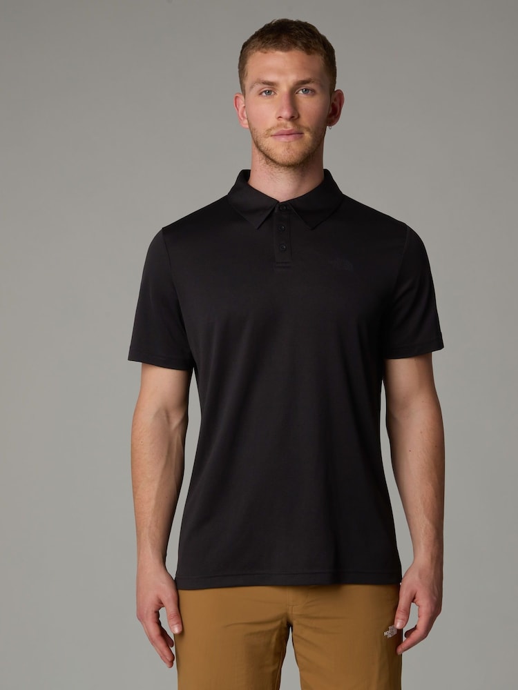 The North Face Black Tanken Polo Shirt - Image 1 of 3 The North Face Black Tanken Polo Shirt - Image 1 of 3