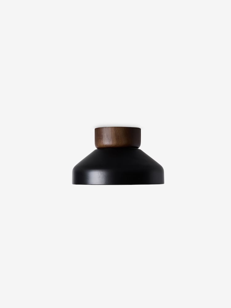 MADE.COM Black Albert Flush Ceiling Fitting Ceiling Light - Image 4 of 4