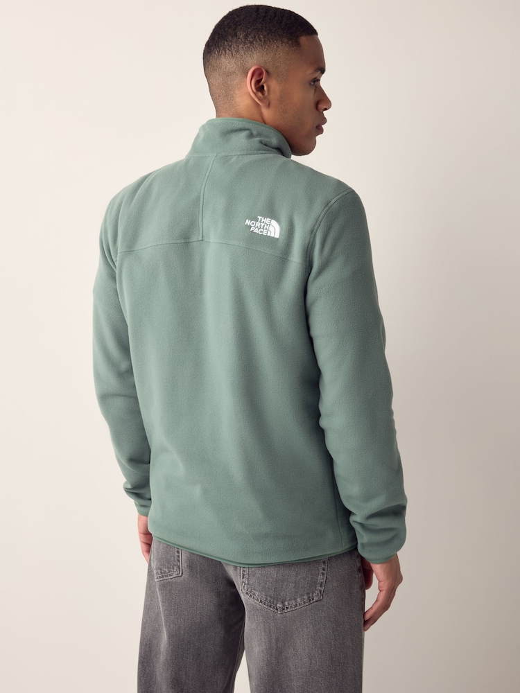 Зелений - Бічний логотип - The North Face нейтральний Side Logo Glacier Quarter Zip Fleece - Image 5 of 6