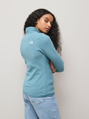 The North Face Blue Chrome Womens 1/4 Zip Glacier Fleece - Image 2 of 5