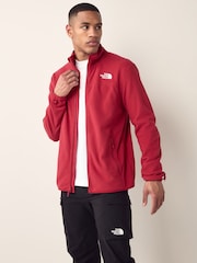 The North Face Red Glacier Full Zip Fleece - Image 1 of 7