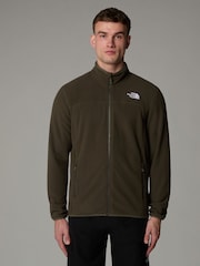 zelena - Pulover iz flisa z zadrgo The North Face® Glacier - Slika 1 iz 6