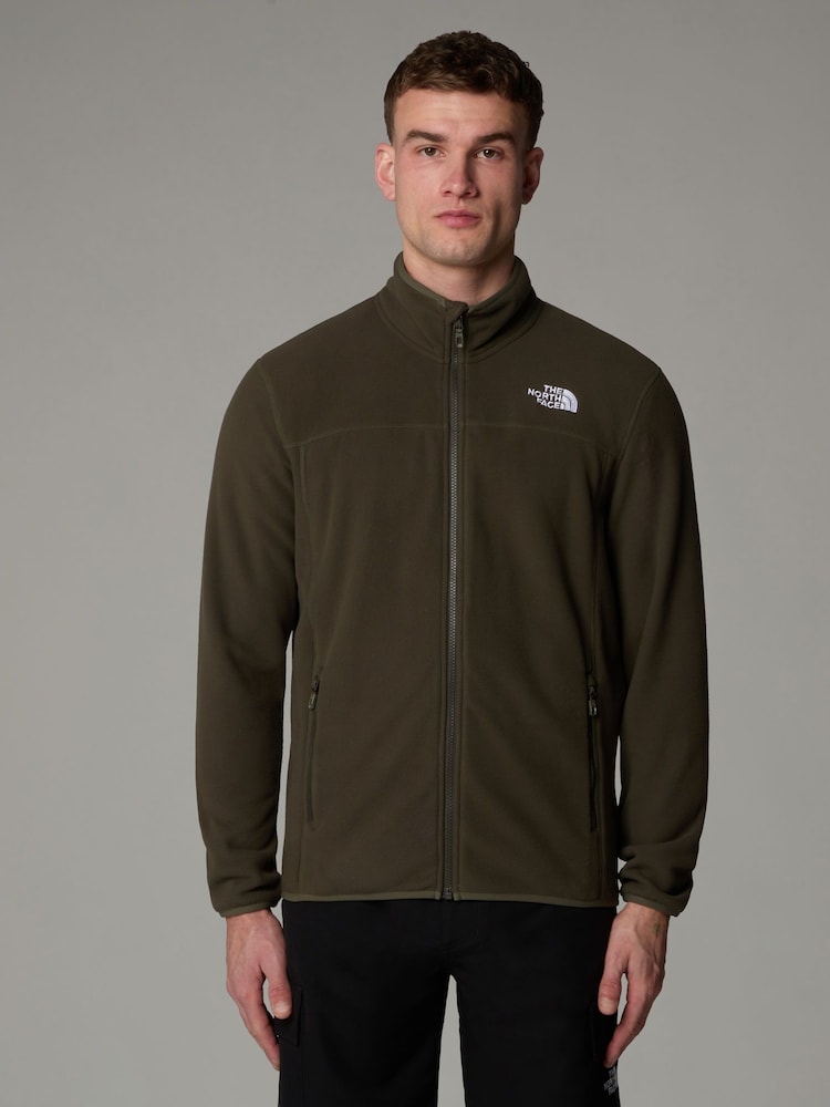zelena - Pulover iz flisa z zadrgo The North Face® Glacier - Slika 1 iz 6