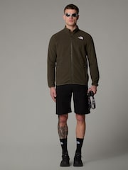 zelena - Pulover iz flisa z zadrgo The North Face® Glacier - Slika 3 iz 6