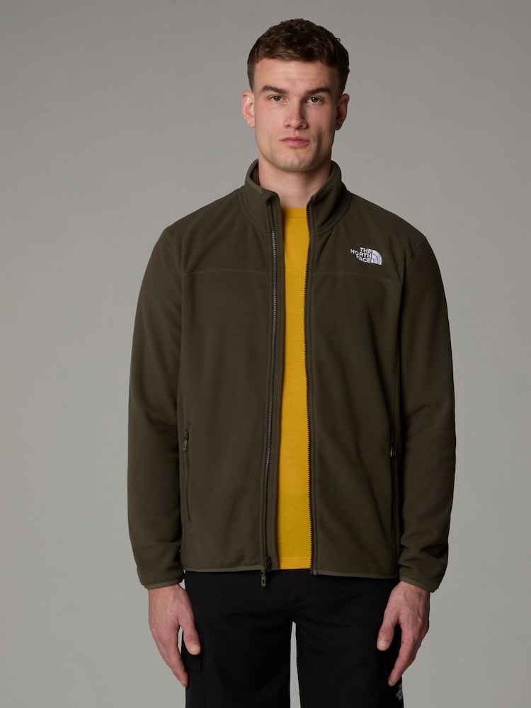 The North Face Green Glacier Full Zip Fleece - Image 4 of 6