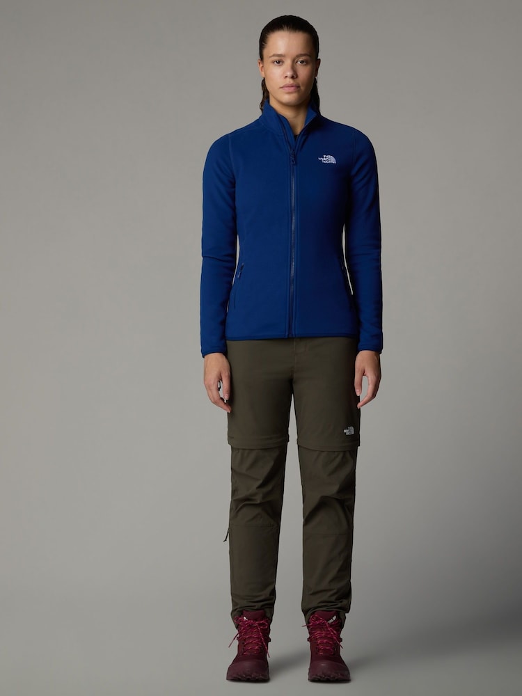 The North Face Dark Blue Womens Full Zip Glacier Fleece - Image 2 of 3