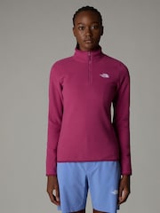 The North Face Purple Bolt Womens 1/4 Zip Glacier Fleece - Image 1 of 3