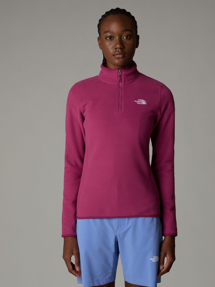 The North Face Purple Bolt Womens 1/4 Zip Glacier Fleece - Image 1 of 3