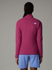 The North Face Purple Bolt Womens 1/4 Zip Glacier Fleece - Image 2 of 3