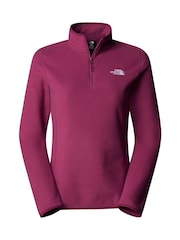 The North Face Purple Bolt Womens 1/4 Zip Glacier Fleece - Image 4 of 5