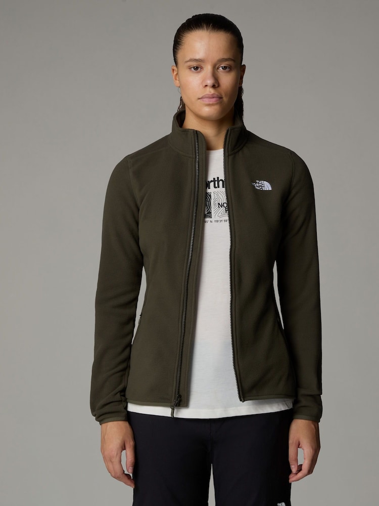 Verde - The North Face Womens Full Zip Glacier Fleece - Imagen 4 de 4