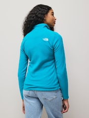 The North Face Green Leaf Womens 1/4 Zip Glacier Fleece - Image 2 of 6