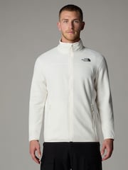 The North Face White Glacier Full Zip Fleece - Image 1 of 4