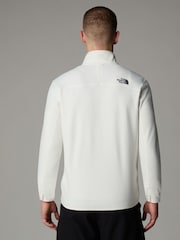 The North Face White Glacier Full Zip Fleece - Image 2 of 4
