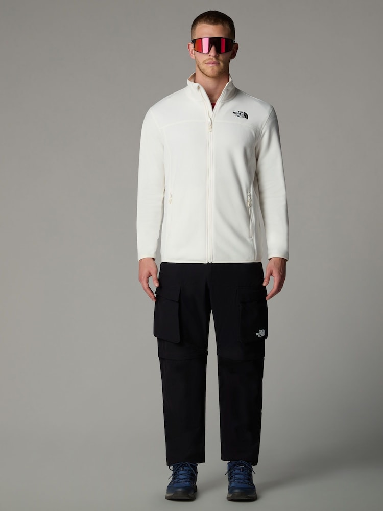 The North Face White Glacier Full Zip Fleece - Image 3 of 4