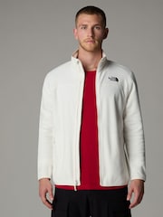 The North Face White Glacier Full Zip Fleece - Image 4 of 4