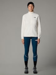 The North Face White Womens Full Zip Glacier Fleece - Image 2 of 4