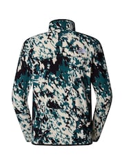 Green Cami Print - شعار جانبي - The North Face Neutral Side Logo Glacier Quarter Zip Fleece - صورة 2 من 2