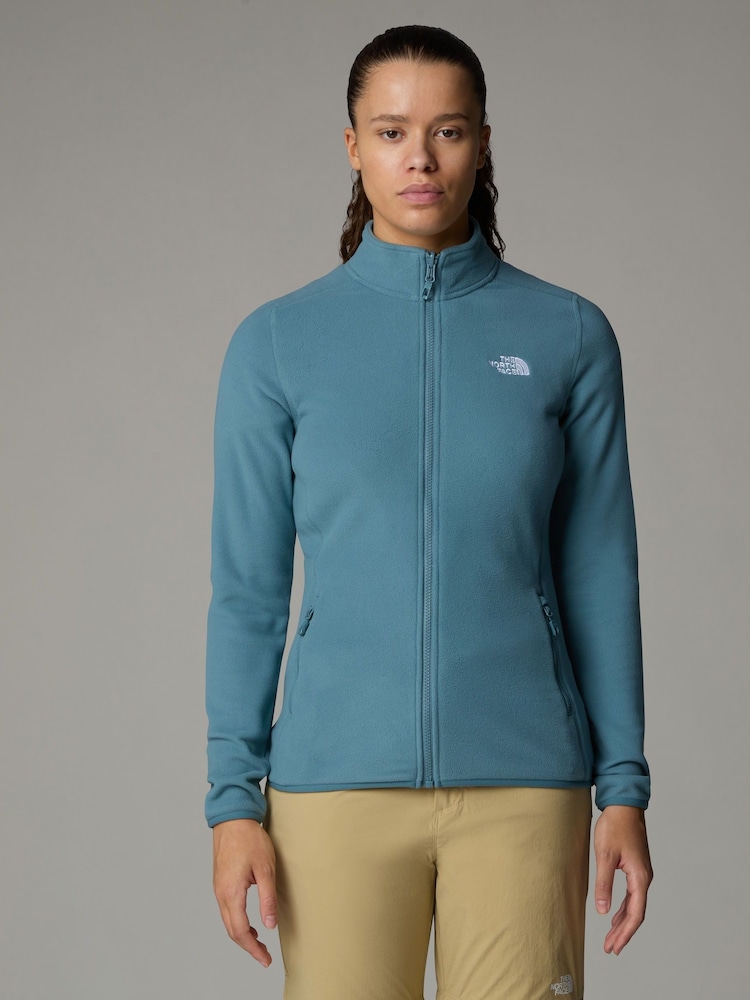 The North Face Blue Womens Full Zip Glacier Fleece - Image 1 of 4