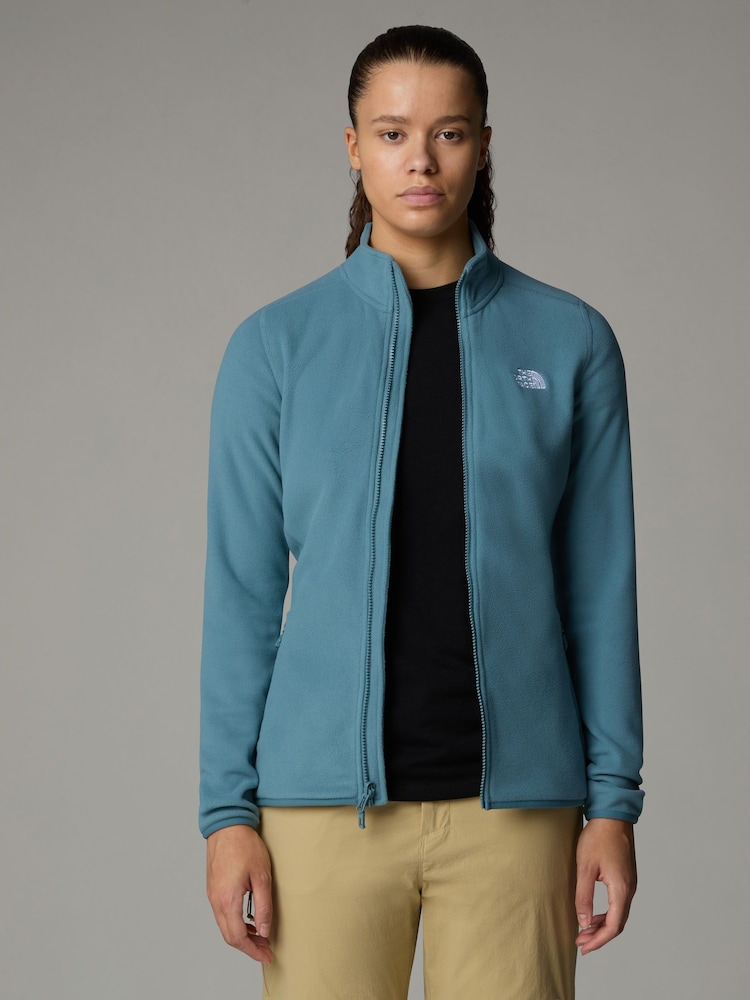 The North Face Blue Womens Full Zip Glacier Fleece - Image 3 of 4