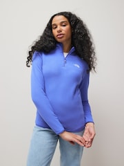 The North Face Blue Ground Womens 1/4 Zip Glacier Fleece - Image 1 of 5