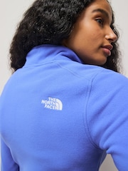 The North Face Blue Ground Womens 1/4 Zip Glacier Fleece - Image 5 of 5