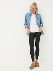FatFace Meribel Black Leggings - Image 1 of 5