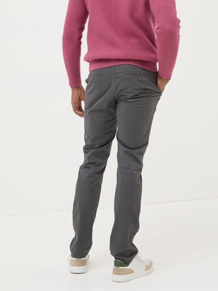 FatFace Dark Grey Slim Heyshott Chinos - Image 2 of 5 FatFace Dark Grey Slim Heyshott Chinos - Image 2 of 5