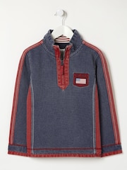 FatFace Mini Navy Blue US Airlie Sweater - Image 1 of 1