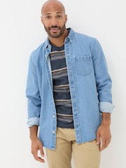 FatFace Blue Denim Shirt - Image 1 of 5