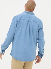 FatFace Blue Denim Shirt - Image 2 of 5