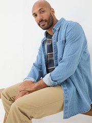 FatFace Blue Denim Shirt - Image 3 of 5
