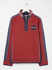 FatFace Red UK Airlie 100% Cotton Sweatshirt - Image 1 of 1