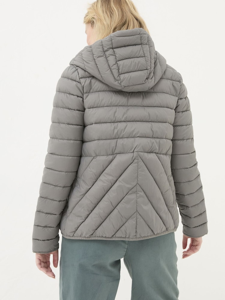FatFace Garnet Grey Lightweight Puffer Jacket - Image 2 of 6