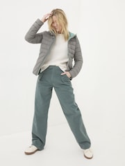 FatFace Garnet Grey Lightweight Puffer Jacket - Image 3 of 6